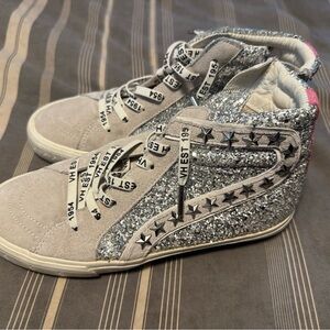 Vintage Havana Silver and Gray Sneakers